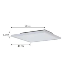 Arcchio LED-Panel Brenda, 40 x 40 cm, CCT, Fernbedienung