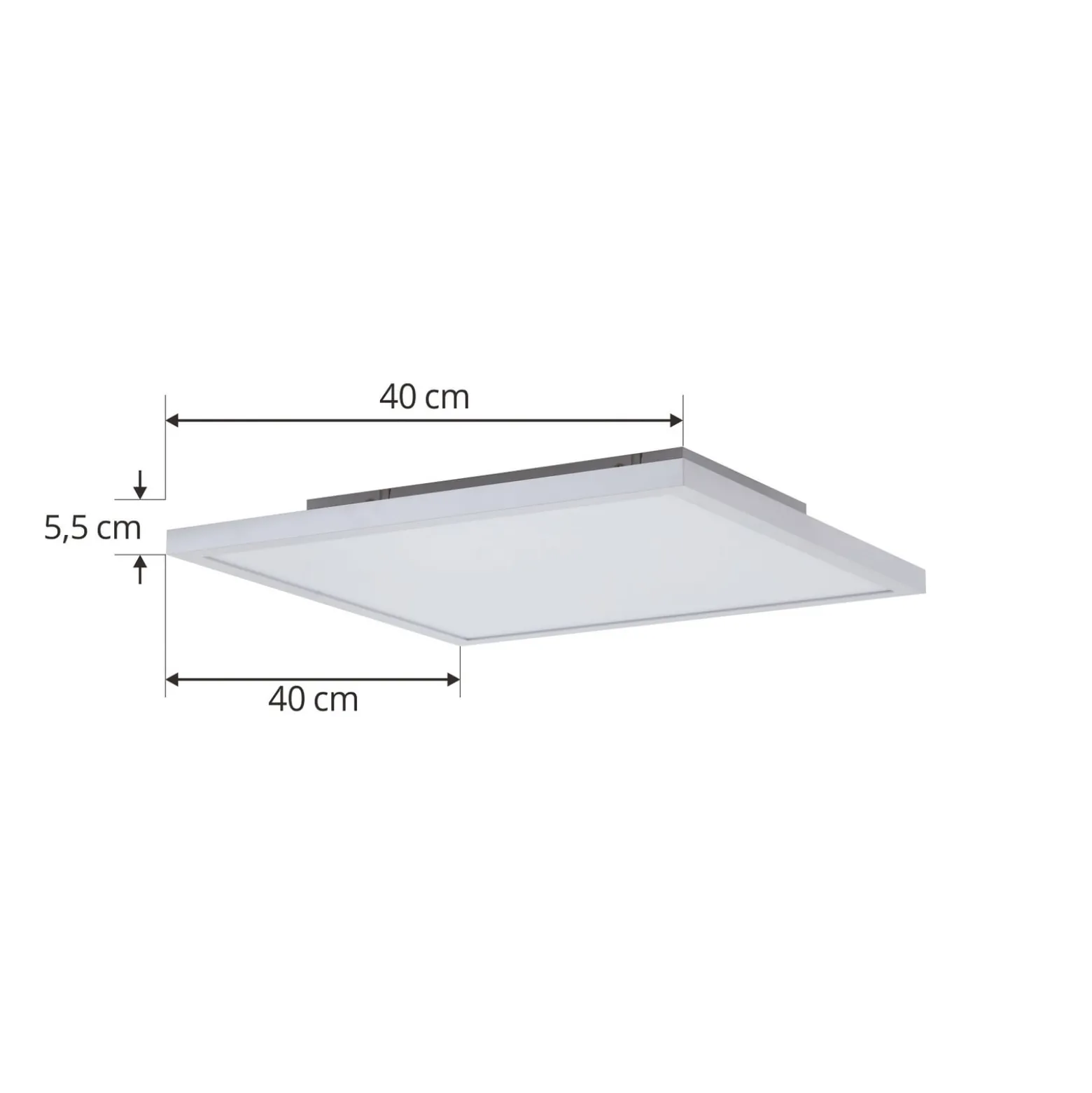 Arcchio LED-Panel Brenda, 40 x 40 cm, CCT, Fernbedienung