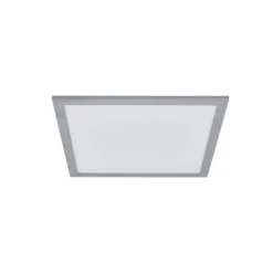 Arcchio LED-Panel Lyndra, 40 cm, silber, Alu, dimmbar, CCT