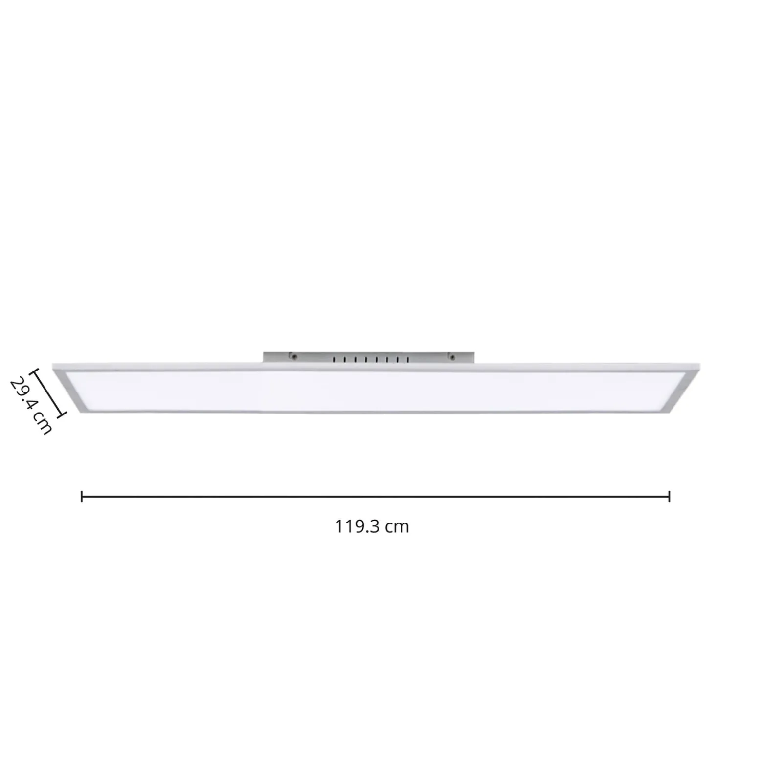 Arcchio LED-Panel Lysander, silber, 119cm, 50W, CCT, dimmbar
