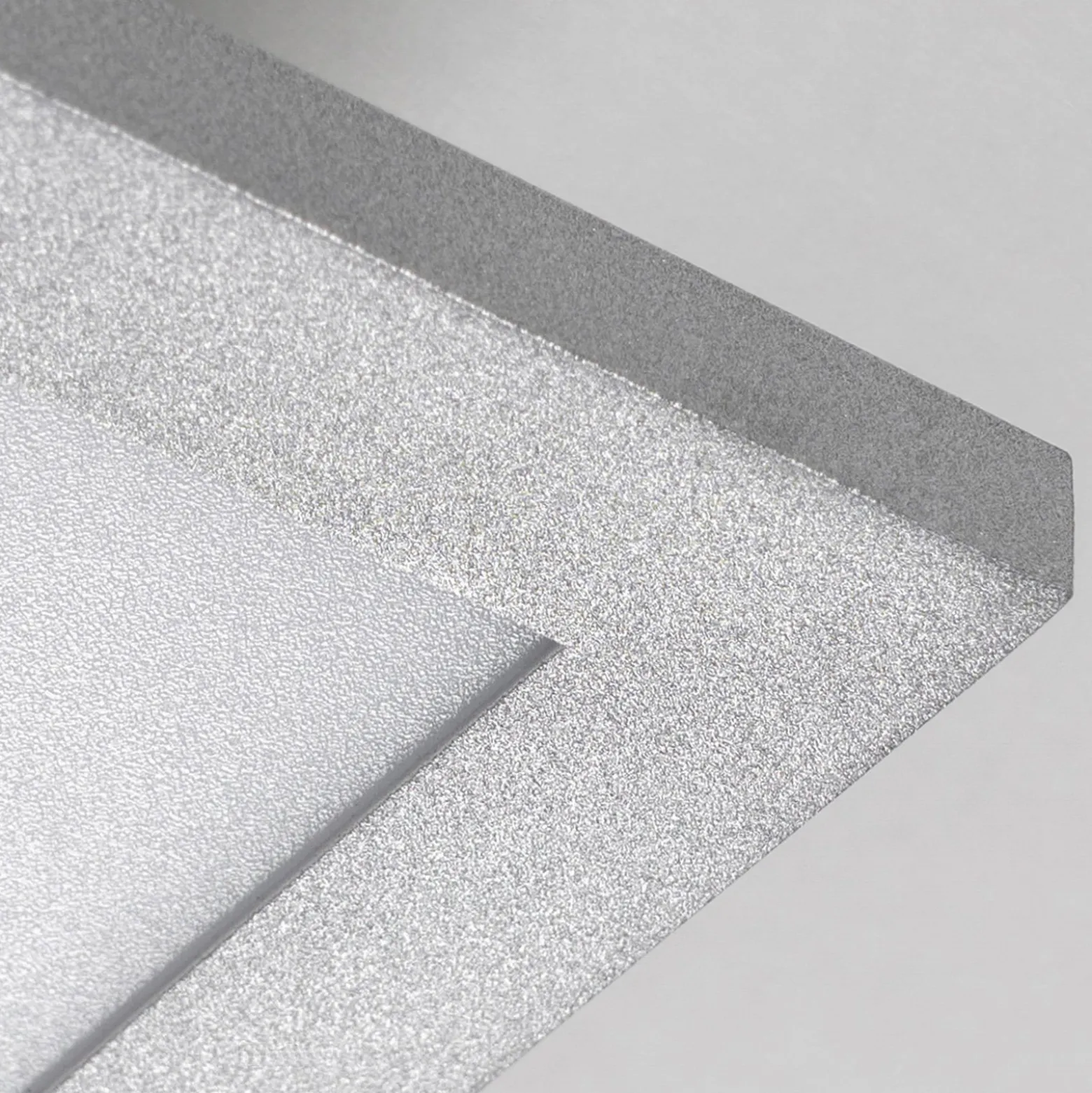 Arcchio LED-Panel Lysander, silber, 119cm, 50W, CCT, dimmbar