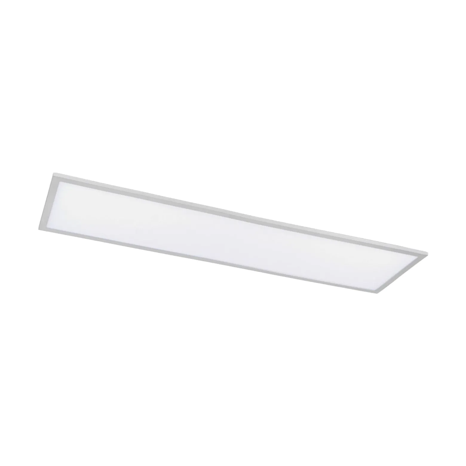 Arcchio LED-Panel Lysander, silber, 119cm, 50W, CCT, dimmbar