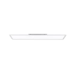 Arcchio LED-Panel Lysander, silber, 119cm, 32W, CCT, dimmbar