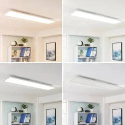 Arcchio LED-Panel Lysander, weiß, 119 cm, 55 W, CCT, dimmbar