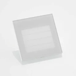 Arcchio LED-Wandeinbaulampe Zamo, Raster, weiß, Metall, IP65