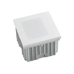 Arcchio LED-Wandeinbaulampe Zamo, weiß, 11 cm, Metall, IP65
