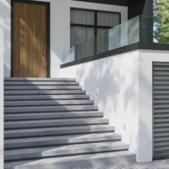Arcchio LED-Wandeinbaulampe Zamo, weiß, 11 cm, Metall, IP65