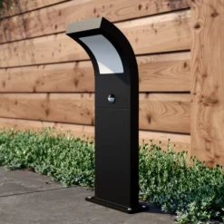 Arcchio LED-Wegelampe Advik, 60 cm, anthrazit, Sensor, IP54