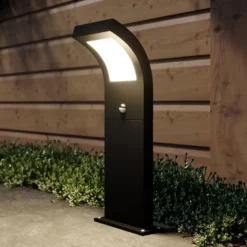 Arcchio LED-Wegelampe Advik, 60 cm, anthrazit, Sensor, IP54