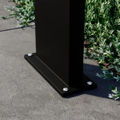 Arcchio LED-Wegelampe Advik, IP65, 60 cm, anthrazit, Metall