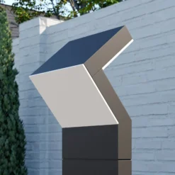 Arcchio LED-Wegeleuchte Havin, anthrazit, Metall, 100cm