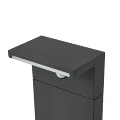 Arcchio LED-Wegeleuchte Iberion, 90 cm, anthrazit, Sensor