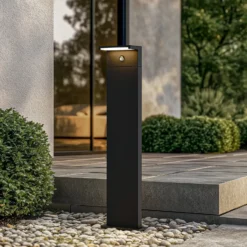 Arcchio LED-Wegeleuchte Iberion, 90 cm, anthrazit, Sensor