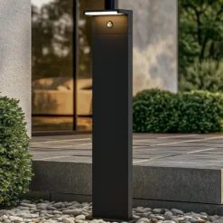 Arcchio LED-Wegeleuchte Iberion, 90 cm, anthrazit, Sensor
