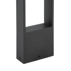 Arcchio LED-Wegeleuchte Kovato, Höhe 60 cm, dunkelgrau, IP65
