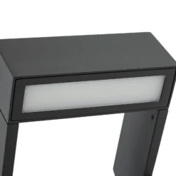Arcchio LED-Wegeleuchte Kovato, Höhe 60 cm, dunkelgrau, IP65
