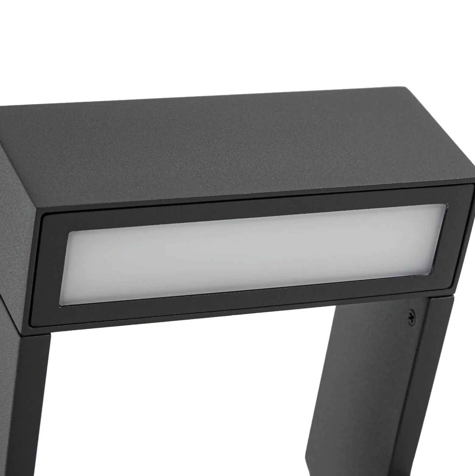Arcchio LED-Wegeleuchte Kovato, Höhe 60 cm, dunkelgrau, IP65