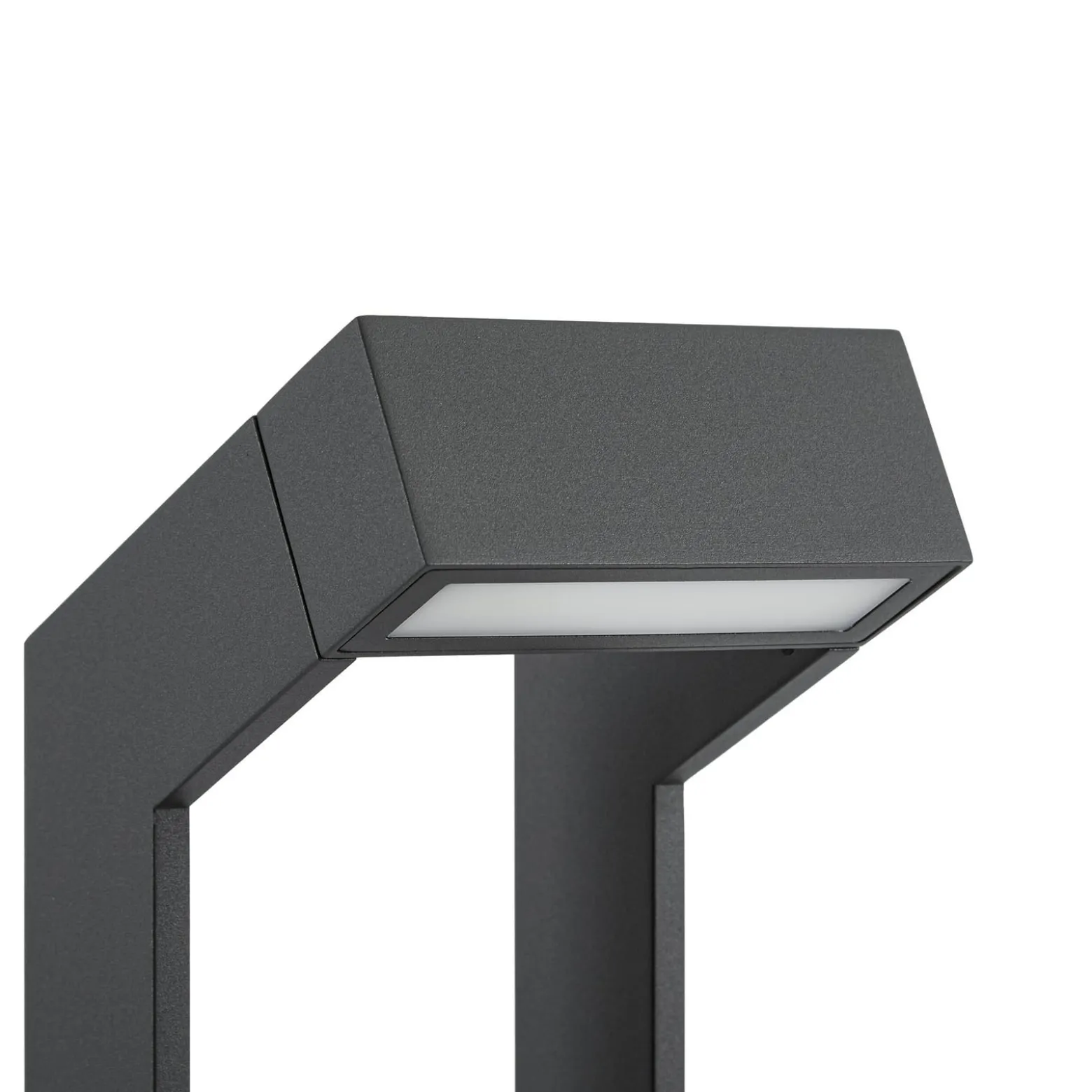 Arcchio LED-Wegeleuchte Kovato, Höhe 60 cm, dunkelgrau, IP65