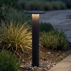 Arcchio LED-Wegeleuchte Tovio, Höhe 65 cm, anthrazit