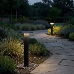Arcchio LED-Wegeleuchte Tovio, Höhe 65 cm, anthrazit