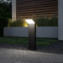 Arcchio LED-Wegeleuchte Yolena, 60 cm, anthrazit, Alu