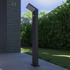 Arcchio LED-Wegeleuchte Yolena, Sensor, 100cm, anthrazit