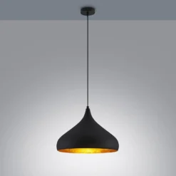 Arcchio Lunus Hängeleuchte mit goldenem Inlay
