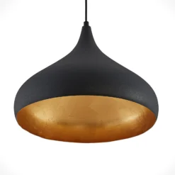 Arcchio Lunus Hängeleuchte mit goldenem Inlay