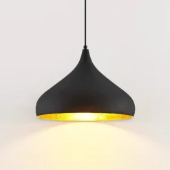 Arcchio Lunus Hängeleuchte mit goldenem Inlay