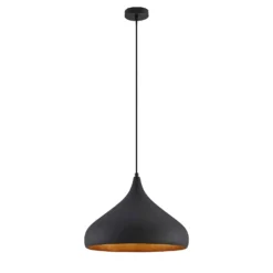 Arcchio Lunus Hängeleuchte mit goldenem Inlay