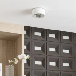 Arcchio Rotari LED-Deckenlampe, Linse, 1-fl. starr