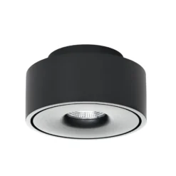 Arcchio Rotari LED-Deckenlampe schwenkbar, schwarz