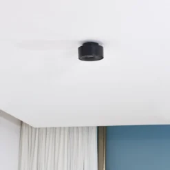 Arcchio Rotari LED-Deckenlampe schwenkbar, schwarz