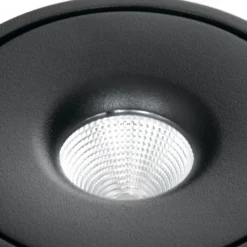 Arcchio Rotari LED-Deckenlampe schwenkbar, schwarz