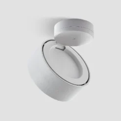 Arcchio Rotari LED-Deckenlampe, weiß, schwenkbar, Metall