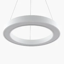 Arcchio Sharelyn LED-Pendelleuchte, Ø 80 cm, weiß, Ring, CCT