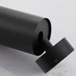 Arcchio Strahler Brinja, 2er-Set, schwarz, rund, Ø 6cm, GU10