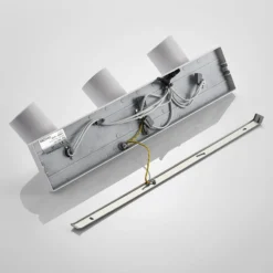 Arcchio Strahler Brinja, weiß, eckig, Ø 6 cm, 3-flg., GU10