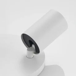 Arcchio Strahler Brinja, weiß, rund, Ø 6 cm, 2-flg., GU10