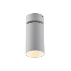 Arcchio Strahler Brinja, weiß, rund, 13 cm hoch, Ø 6 cm