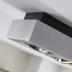 Arcchio Strahler Vince, 25 cm, 2-flammig, silber, GU10
