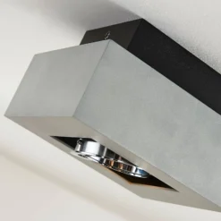 Arcchio Strahler Vince, 14 x 14 cm, silber, Metall, GU10