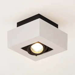 Arcchio Strahler Vince, 14 x 14 cm, weiß/schwarz, GU10