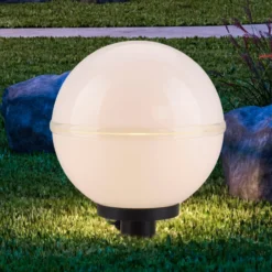 Außen-Dekoleuchte Hemis, Erdspieß, 2er-Pack Ø 20cm