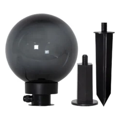 Außen-Dekorationskugel Orby in schwarz, Ø 20 cm