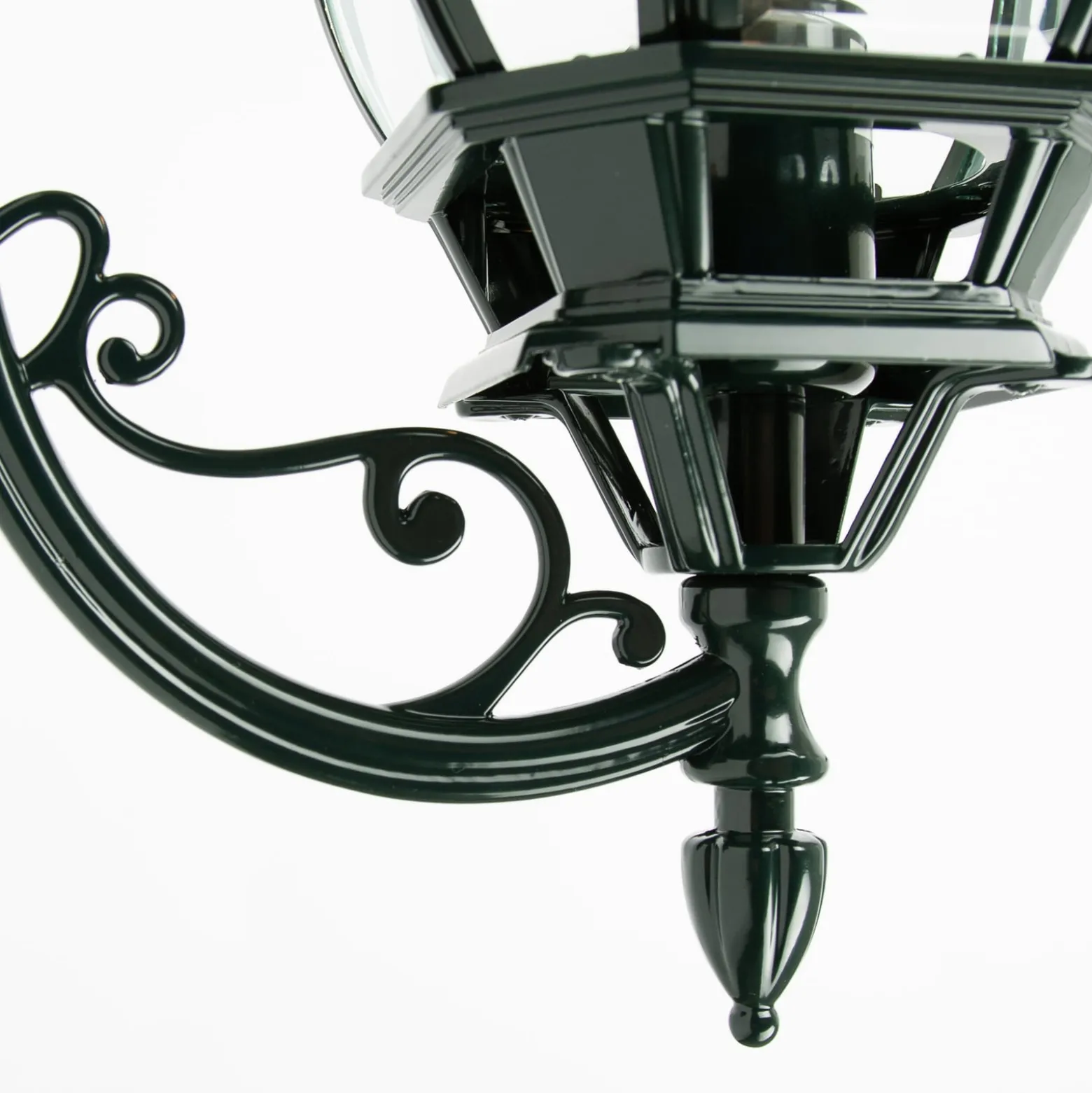 Außenwandlampe Andrew Kristallglas stehend grün