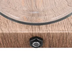 Außenwandlampe ARDILA, Holzoptik Höhe 19 cm Metall/Glas IP44