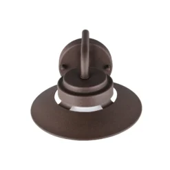 Außenwandlampe Atrato, rostfarben, Ø 20 cm, Metall