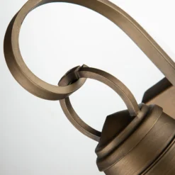 Außen-Wandlampe Bridgeton messing Ø 17,8 cm