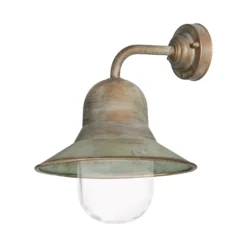 Außenwandlampe Campanula 2090 Messing antik Tiefe 33 cm IP44